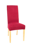 Vorderseite kratzfeste Stuhlhusse für Esszimmerstuhl in Rot - Happy Scratchy
